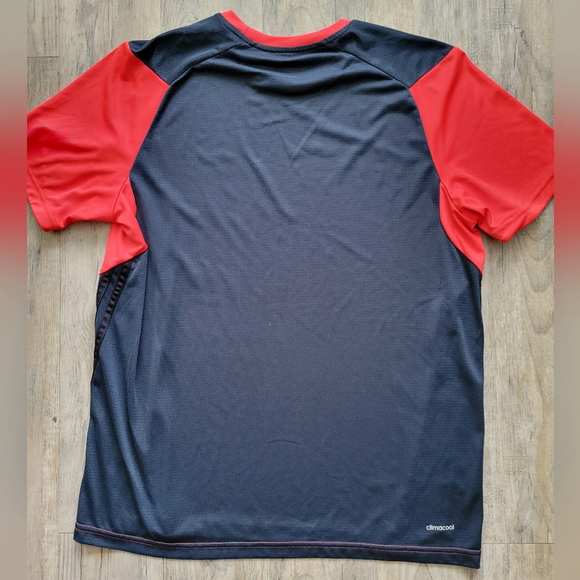 Adidas Red/Black Climacool Men's XL Athletic Shirt - Picture 4 of 8